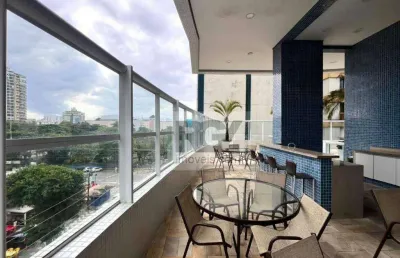 Apartamento com 5 quartos à venda, 255 m² por r$ 3.800.000 - aparecida - santos/sp