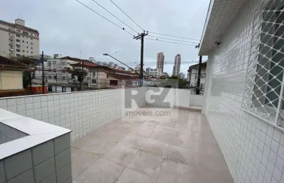 Casa com 3 dormitórios para alugar, 104 m² por r$ 3.500/mês - campo grande - santos/sp