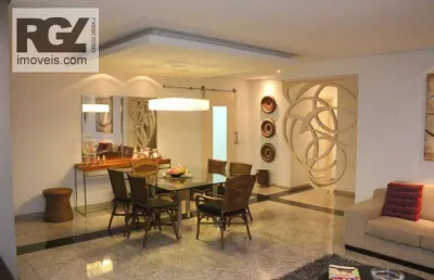 Apartamento com 3 dormitórios à venda, 192 m² por r$ 2.400.000,00 - embaré - santos/sp