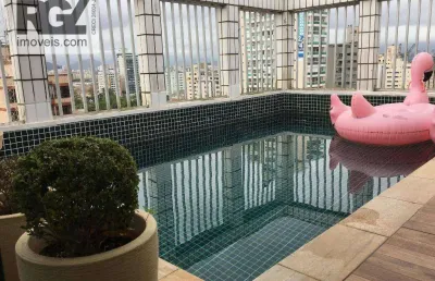 Cobertura à venda, 340 m² por r$ 1.949.000,00 - ponta da praia - santos/sp