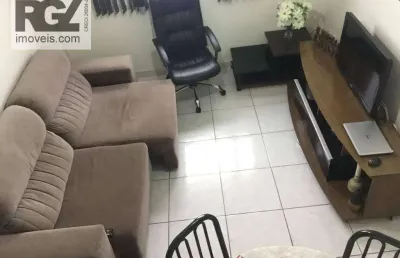 Apartamento com 2 dormitórios à venda, 60 m² por r$ 315.000,00 - marapé - santos/sp