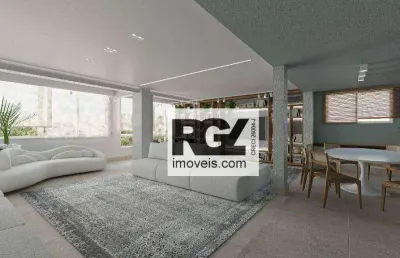 Apartamento à venda, 224 m² por r$ 2.430.000,00 - gonzaga - santos/sp