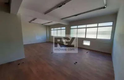 Sala para alugar, 160 m² por r$ 5.500,00/mês - centro - santos/sp