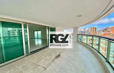 Apartamento com 4 dormitórios à venda, 488 m² por r$ 7.800.000,00 - ponta da praia - santos/sp