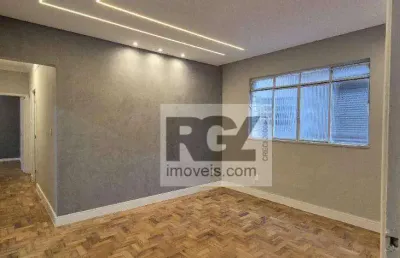 Apartamento com 3 dormitórios para alugar, 88 m² por r$ 3.600,00/mês - embaré - santos/sp