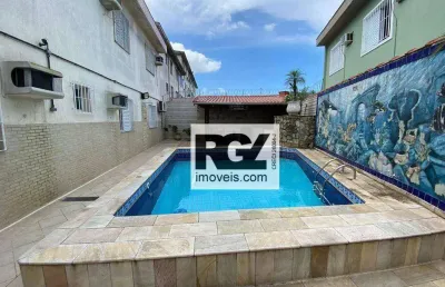 Casa com 3 dormitórios à venda, 150 m² por r$ 1.067.000,00 - macuco - santos/sp