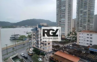 Apartamento com 2 dormitórios para alugar, 92 m² por r$ 4.800,00/mês - ponta da praia - santos/sp