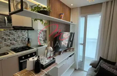 Apartamento mobiliado no butantã com 2 quartos, sacada e 1 vaga de garagem