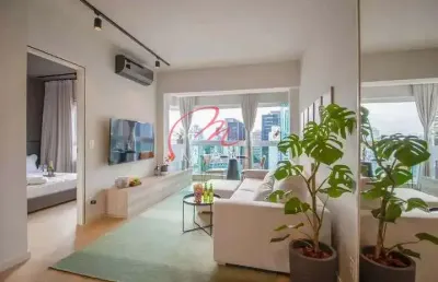 Apartamento para venda e locação, 39m² com 1 suíte, lazer completo e ar-condicionado | próx. metrô