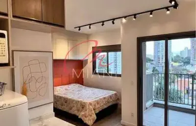 Studio para locação na chácara santo antônio (zona sul) com 28m² - próximo da estação borba gato do