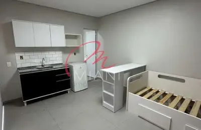 Kitnet mobiliada com 22m² para locação na vila butantã - próximo da usp