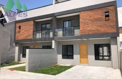 Sobrado com 3 dormitórios à venda, 105 m² por r$ 669.000,00 - xaxim - curitiba/pr