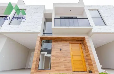 Sobrado com 3 dormitórios à venda, 123 m² por r$ 649.900,00 - boqueirão - curitiba/pr