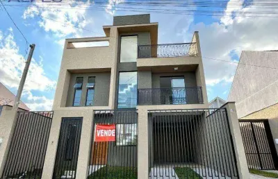 Sobrado com 3 dormitórios à venda, 101 m² por r$ 699.000,00 - alto boqueirão - curitiba/pr