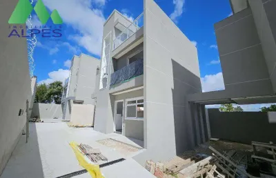 Sobrado com 3 dormitórios à venda, 128 m² por r$ 850.000,00 - capão raso - curitiba/pr