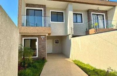 Sobrado com 3 dormitórios, 127 m² - venda por r$ 790.000,00 ou aluguel por r$ 3.920,00/mês - xaxim - curitiba/pr