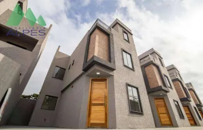 Sobrado com 3 dormitórios à venda, 74 m² por r$ 459.000,00 - sítio cercado - curitiba/pr