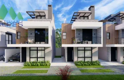 Sobrado com 3 dormitórios à venda, 134 m² por r$ 729.000,00 - hauer - curitiba/pr