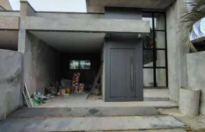 Fase final de construção casa terrea no melhor de são jose dos pinhas 135 m2