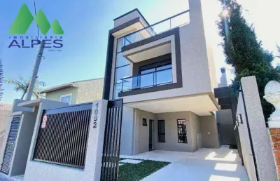 Sobrado com 3 dormitórios à venda, 148 m² por r$ 1.150.000,00 - hauer - curitiba/pr