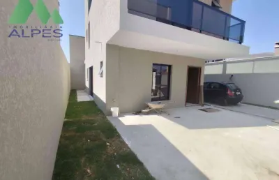 Sobrado com 3 dormitórios à venda, 182 m² por r$ 969.900,00 - xaxim - curitiba/pr