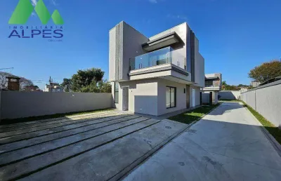Sobrado com 3 dormitórios à venda, 149 m² por r$ 1.280.000,00 - portão - curitiba/pr