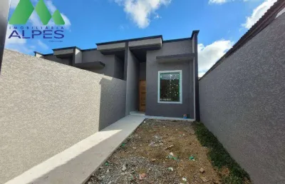 Casa com 2 dormitórios à venda, 37 m² por r$ 261.000,00 - sítio cercado - curitiba/pr