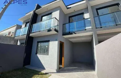 Sobrado com 3 dormitórios à venda, 81 m² por r$ 550.000,00 - sítio cercado - curitiba/pr