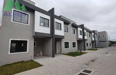 Sobrado com 3 dormitórios à venda, 71 m² por r$ 440.000,00 - boqueirão - curitiba/pr