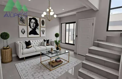 Sobrado com 3 dormitórios à venda, 123 m² por r$ 640.000,00 - boqueirão - curitiba/pr