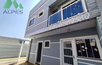 Sobrado com 3 dormitórios à venda, 77 m² por r$ 394.990,00 - alto boqueirão - curitiba/pr