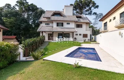 Casa em condomínio fechado, 4 suítes,  5 vagas, a venda, no bairro campo comprido, em curitiba. rebrokers