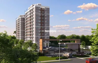 Apartamento com 2 quartos à venda na rua aluízio finzetto, 3511, prado velho, curitiba, 46 m2 por r$ 417.187