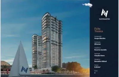 Apartamento com 3 quartos à venda no ponta da praia, santos , 218 m2 por r$ 3.561.000