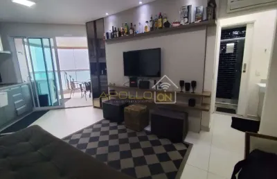Apartamento 1 quarto - vista mar - gonzaga - santos/sp