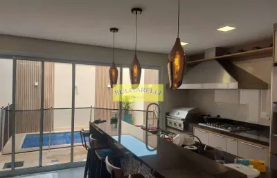 Sobrado à venda alto padrão com fino acabamento condominio nature village bairro, jardim ermida i,