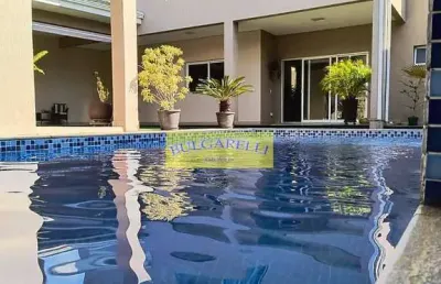 Linda casa à venda locação ou permuta 4 quartos, 3 suites, 4 vagas ,  piscina ,  500m²at,condominio