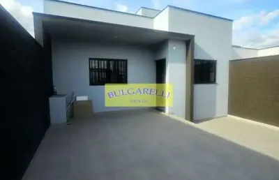 Casa nova terrea à venda contendo 3 dormitorios 1 suite , 2 vagas garagem, residencial santa giovan