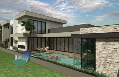 Casa em condomínio com 4 quartos à venda, 500m² - bonfim paulista