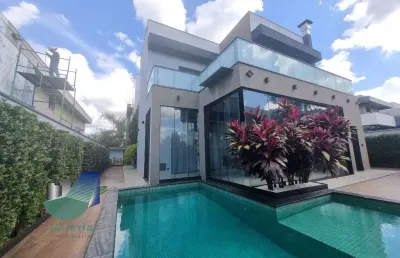 Casa de condomínio com 5 suítes para alugar, 420m² - alphaville