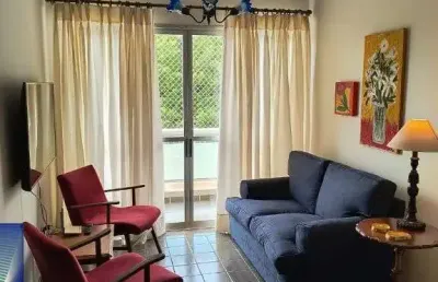 Apartamento mobiliado com 1 suíte para alugar, 44m² - jardim sumaré