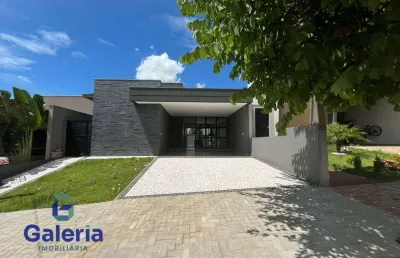 Casa térrea de 3 suítes em condomínio fechado no bonfim paulista