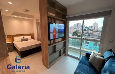 Apartamento studio mobiliado com 1 quarto para alugar, 36m² - vila seixas