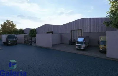 Galpão comercial para alugar, 886m² - distrito industrial jardinópolis