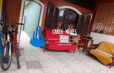 Casa 2 dormitórios churrasqueira lado praia financiamento bancário mongaguá