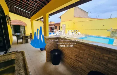 Casa 4 dormitórios lado praia financiamento bancário suarão itanhaém