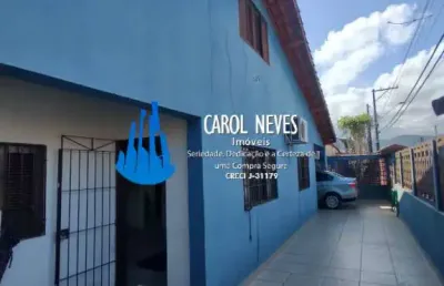 Casa 2 dormitóios lado pista financiamento bancário mongaguá