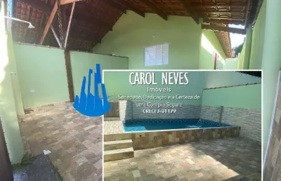 Casa nova 2 dormitórios 1 suíte financiamento bancário pedreira mongaguá