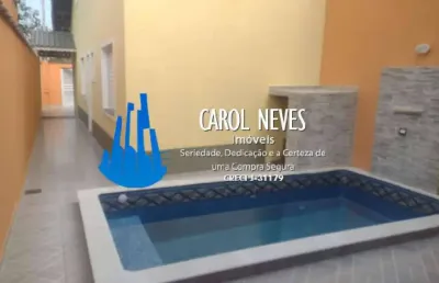 Sobrado nova 2 dormitórios suíte lado pista financiamento bancário itanhaém
