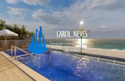 Apartamento novo 2 dormitórios 1 suíte lado praia à vista centro mongaguá